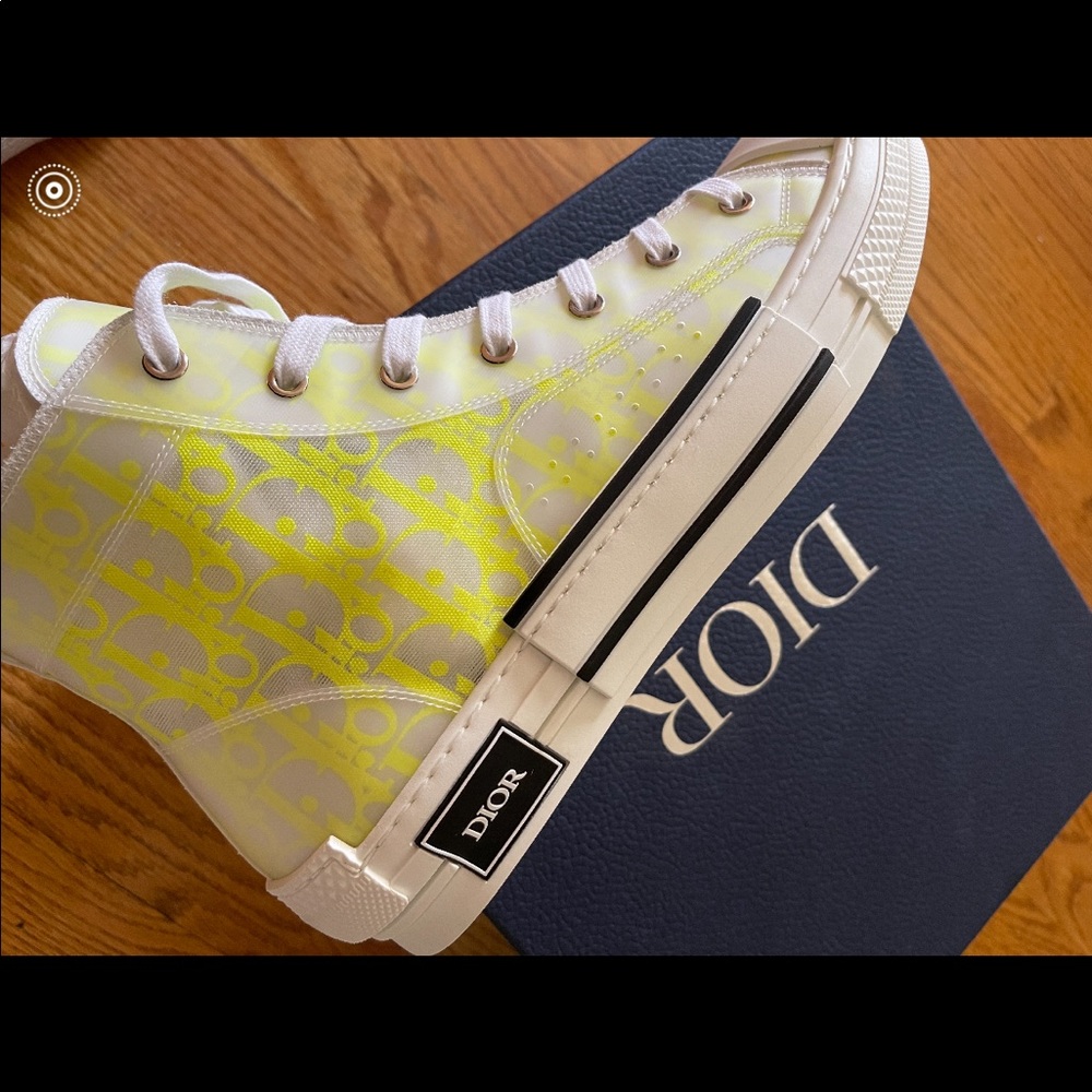 Size mens 11 Euro size44 Dior high top sneakers - Picture 2 of 5